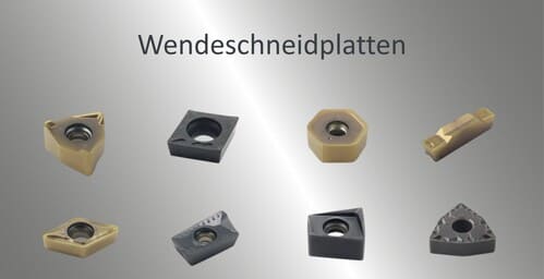 Wendeschneidplatten zum Bohre, Fräsen, Drehen, Stechen und Gewindedrehen